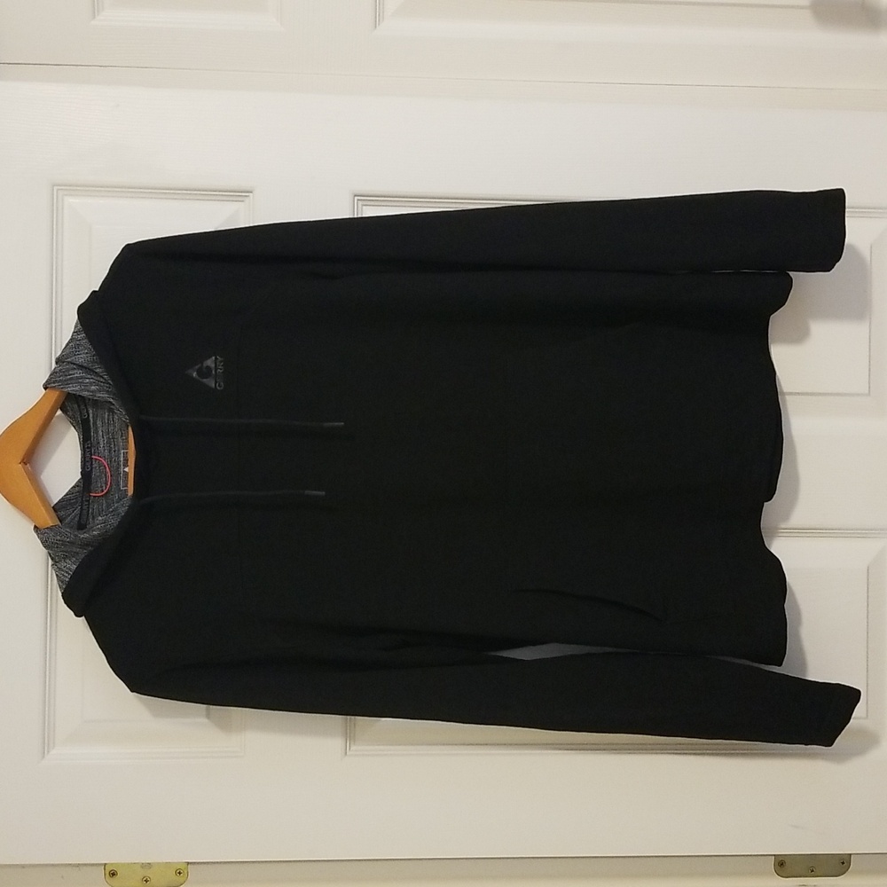 Gerry Men's Medium Performance Fleece  Black Hoodie Long Sleeve Pullover Shirt